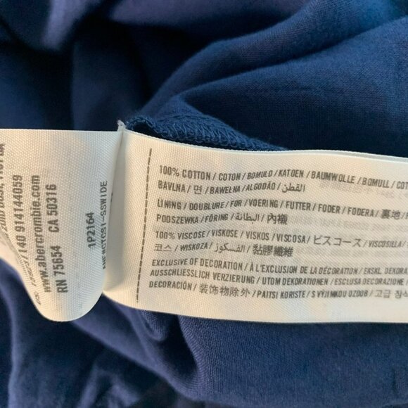 Abercrombie & Fitch Blue Long Sleeve Dress - Picture 4 of 11